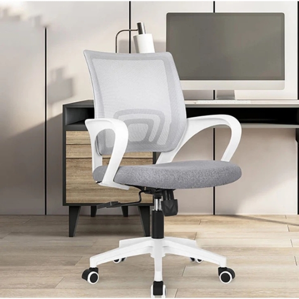 Ghế lưới văn phòng khung nhựa trắng: SG - 528-3 - $hienthicat